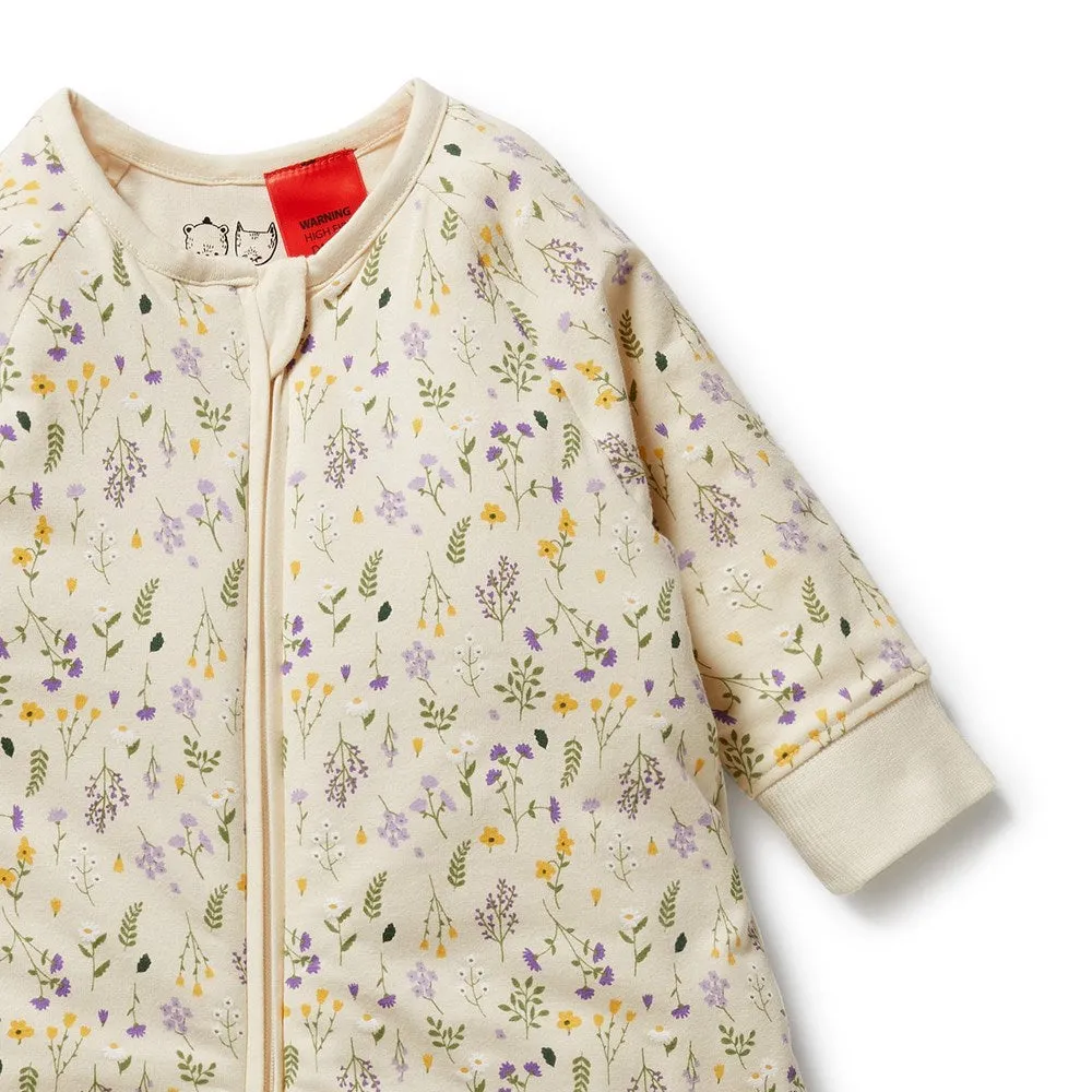 Bella Floral Organic Long Sleeved Sleeping Bag 2.5 TOG