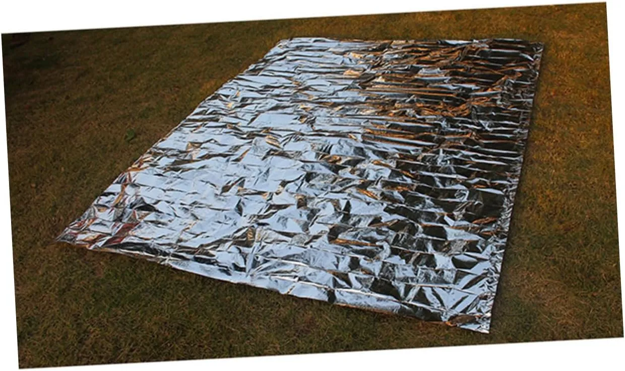BESPORTBLE 4 Pcs Insulation Blanket Thermal Blanket Tarps Insulated Blanket Thermal Rug Emergency Blanket Portable