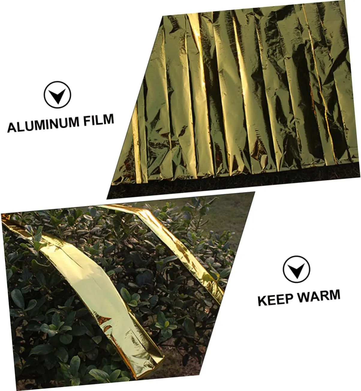 BESPORTBLE 4 Pcs Insulation Blanket Thermal Blanket Tarps Insulated Blanket Thermal Rug Emergency Blanket Portable