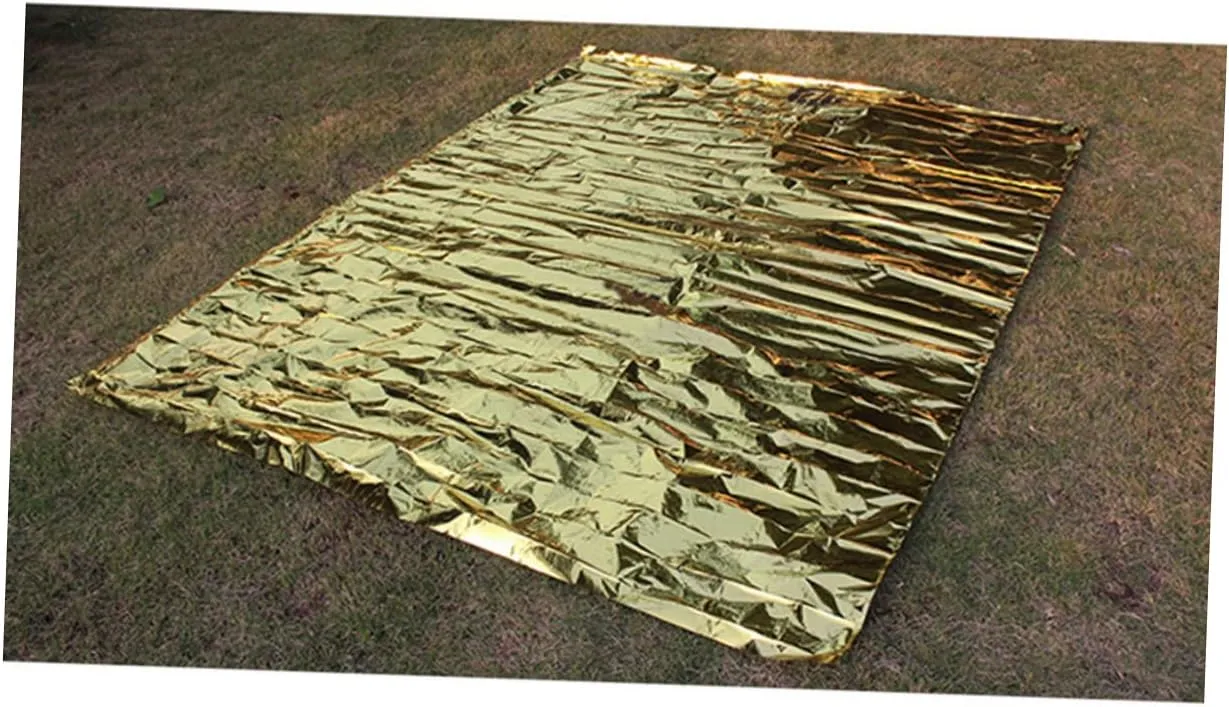 BESPORTBLE 4 Pcs Insulation Blanket Thermal Blanket Tarps Insulated Blanket Thermal Rug Emergency Blanket Portable