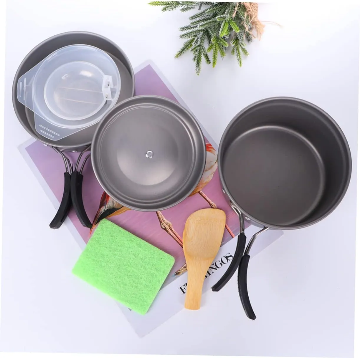 BESPORTBLE BBQ Kit Cookware for Hiking Cookware Kit Camping Cookware Outdoor Water Bag