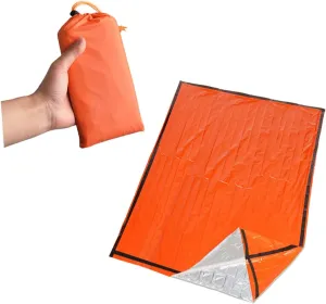 BESPORTBLE Emergency Double Sleeping Bag Survival Travel Bag Cold Weather Thermal Insulation