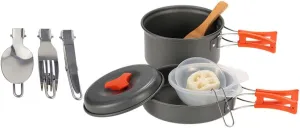 BESPORTBLE Lightweight Portable Camping Cookware Set Skillet Pot for Hiking Picnic Camping Non-Stick Utensils