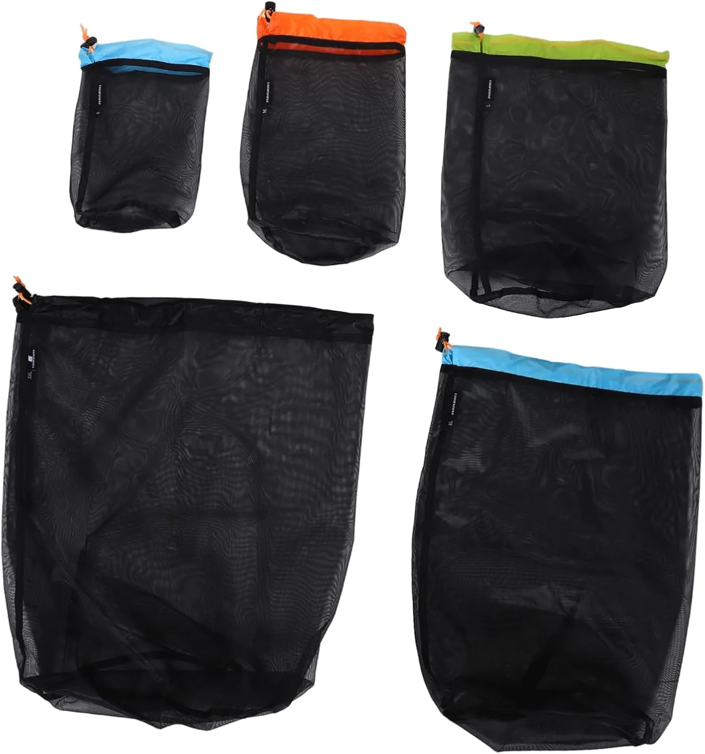 BESPORTBLE Outdoor Gear Organizer Camping Sleeping Bag Liner Duffle Bag Travel Toiletry Mesh Storage Sack Drawstring Carrier for Hiking Compact