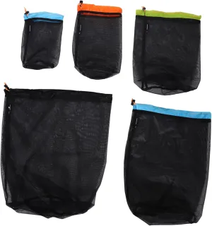 BESPORTBLE Outdoor Gear Organizer Camping Sleeping Bag Liner Duffle Bag Travel Toiletry Mesh Storage Sack Drawstring Carrier for Hiking Compact