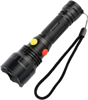 BESTSUN 4 Color in 1 Outdoor Flashlight with Red Green White Yellow Light, Multiple Color Flashlights Road Signal Torch for Night Vision, Camping, Hiking, Fishing