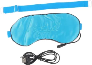 BESTYASH 1pc USB Eye Mask Comfortable Steaming Eye Patches Travel Blindfold for Deep Sleep Breathable Design for Home Travel Use for Overtime Workers Students