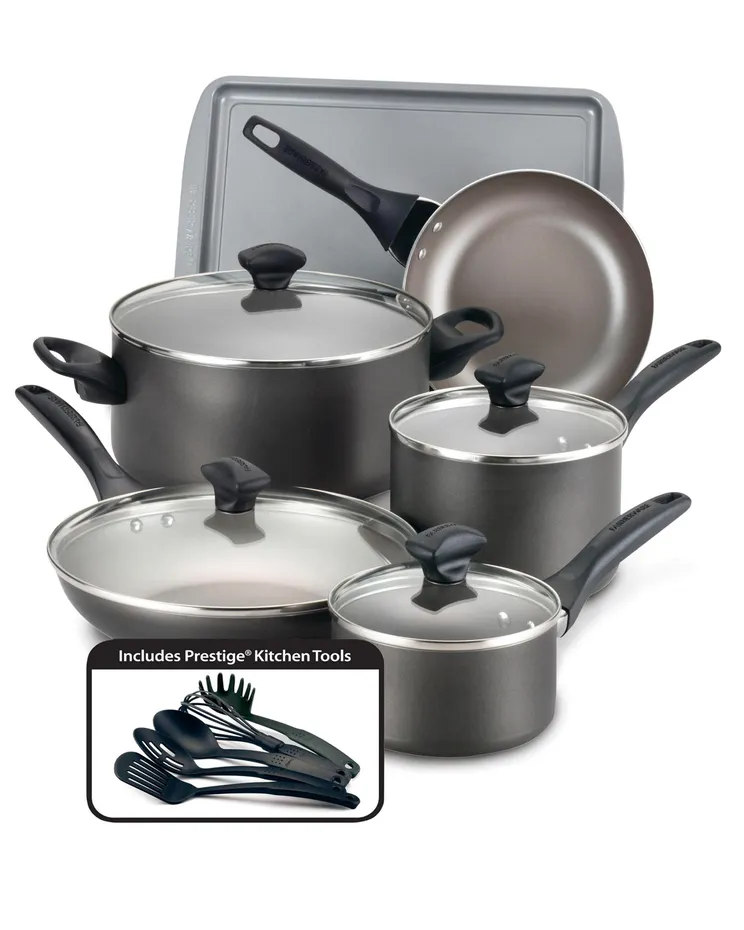 Blair Farberware 15pc Dishwasher Safe Nonstick Cookware Set