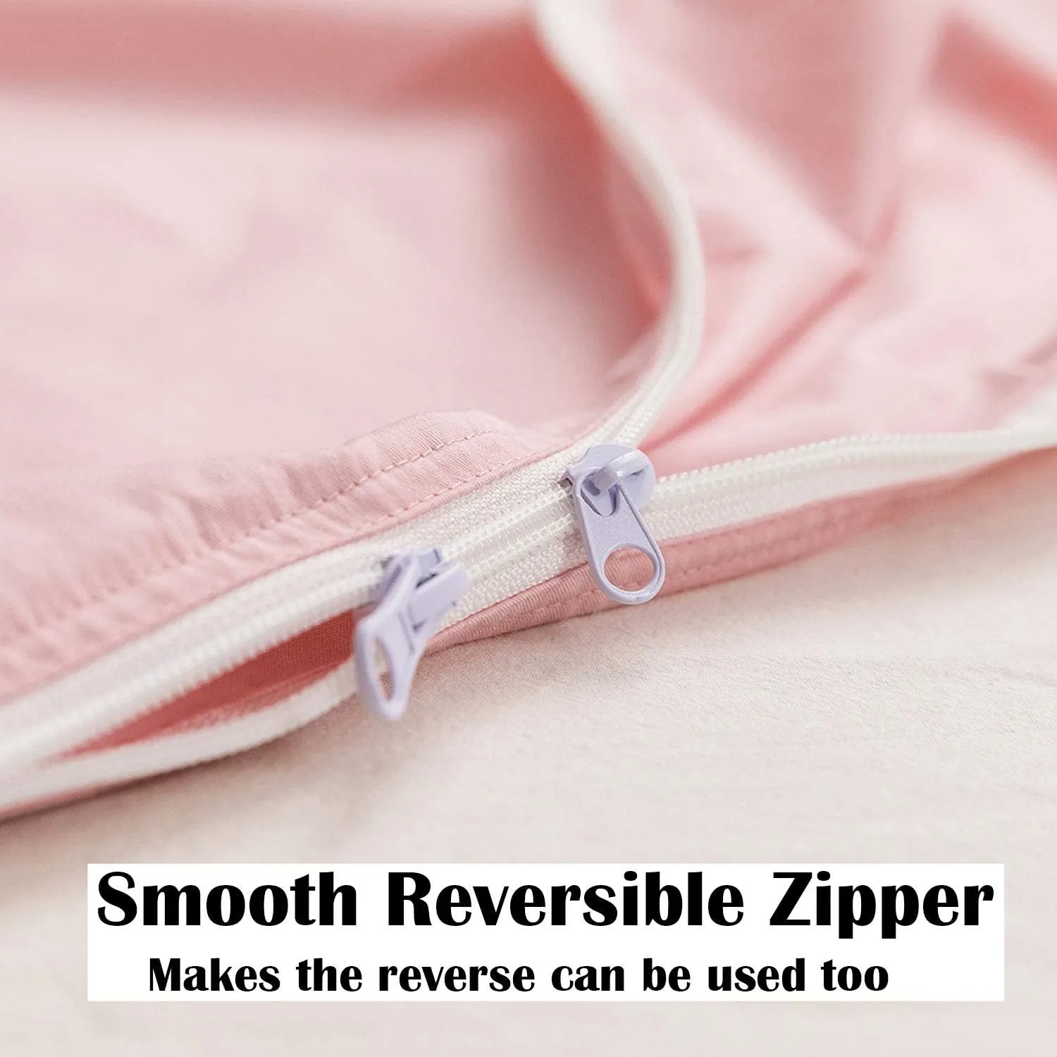 Brand - GANNAFEE Cotton Sleeping Bag Liner with Zipper - 100% Cotton Travel Sheet Sleep Sack Adult - Travel Sleeping Bag for Hotels Camping Hiking