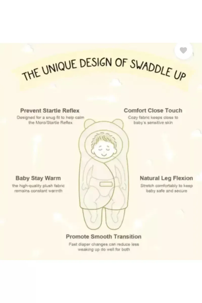 Brandonn Newborn Soft Hooded Blanket & Sleeping Bag - Sky Blue