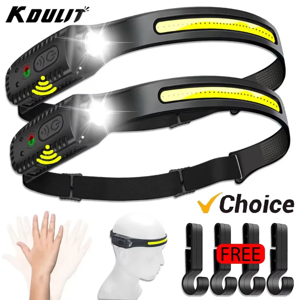 BrightBeam™ USB Rechargeable Sensor Headlamp