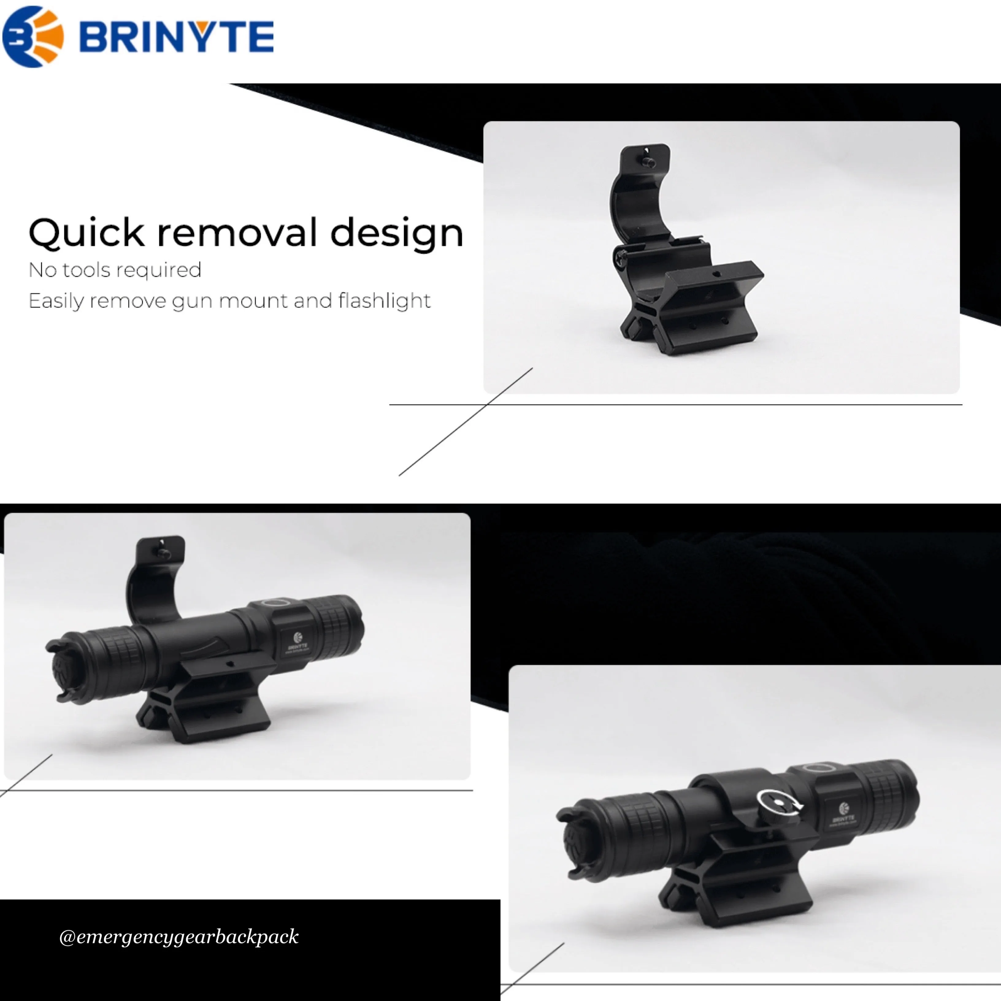 Brinyte BRM01 Magnetic Mounting Bracket