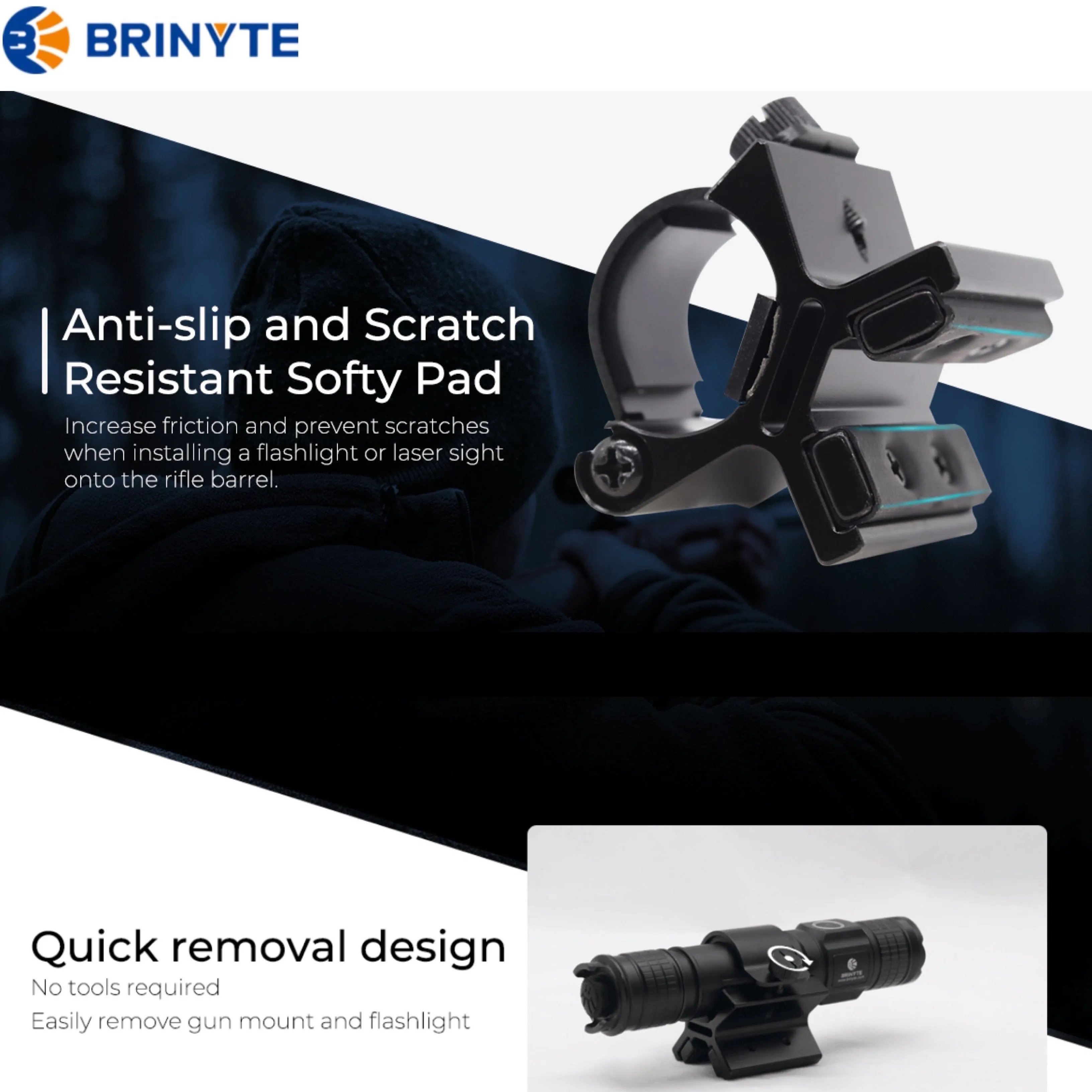 Brinyte BRM01 Magnetic Mounting Bracket