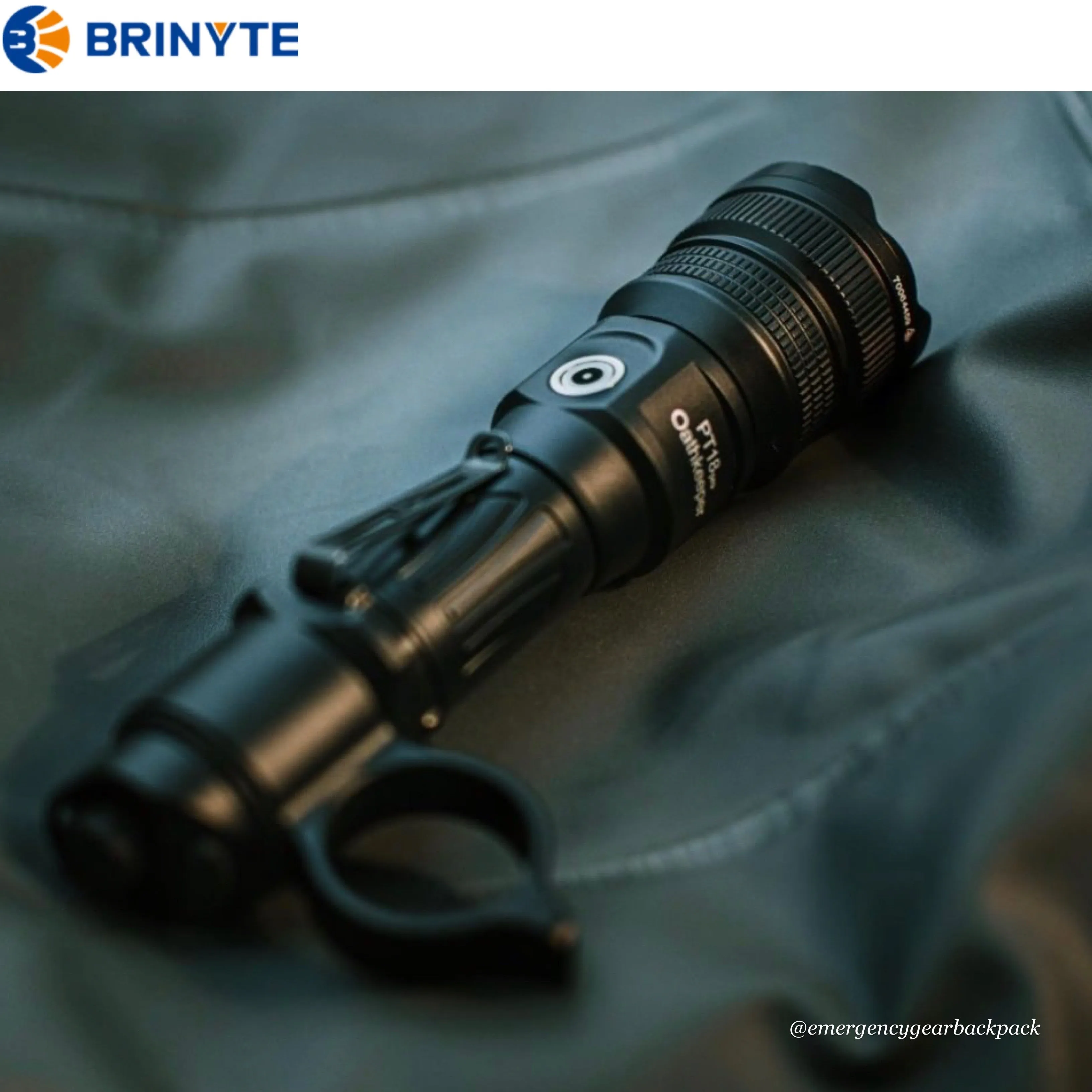 BRINYTE PT18pro Oathkeeper 2000LMS 360M Tactical Flashlight