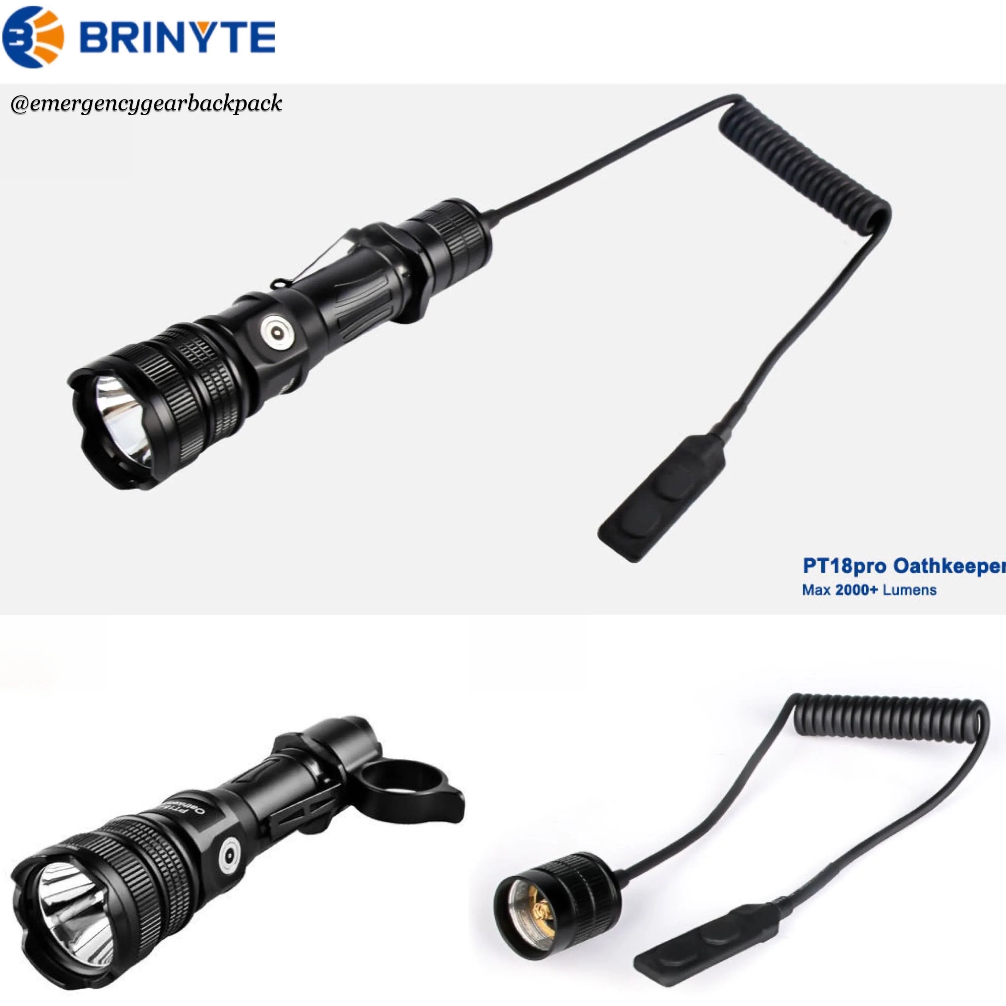 Brinyte PT18Pro Remote Pressure Switch
