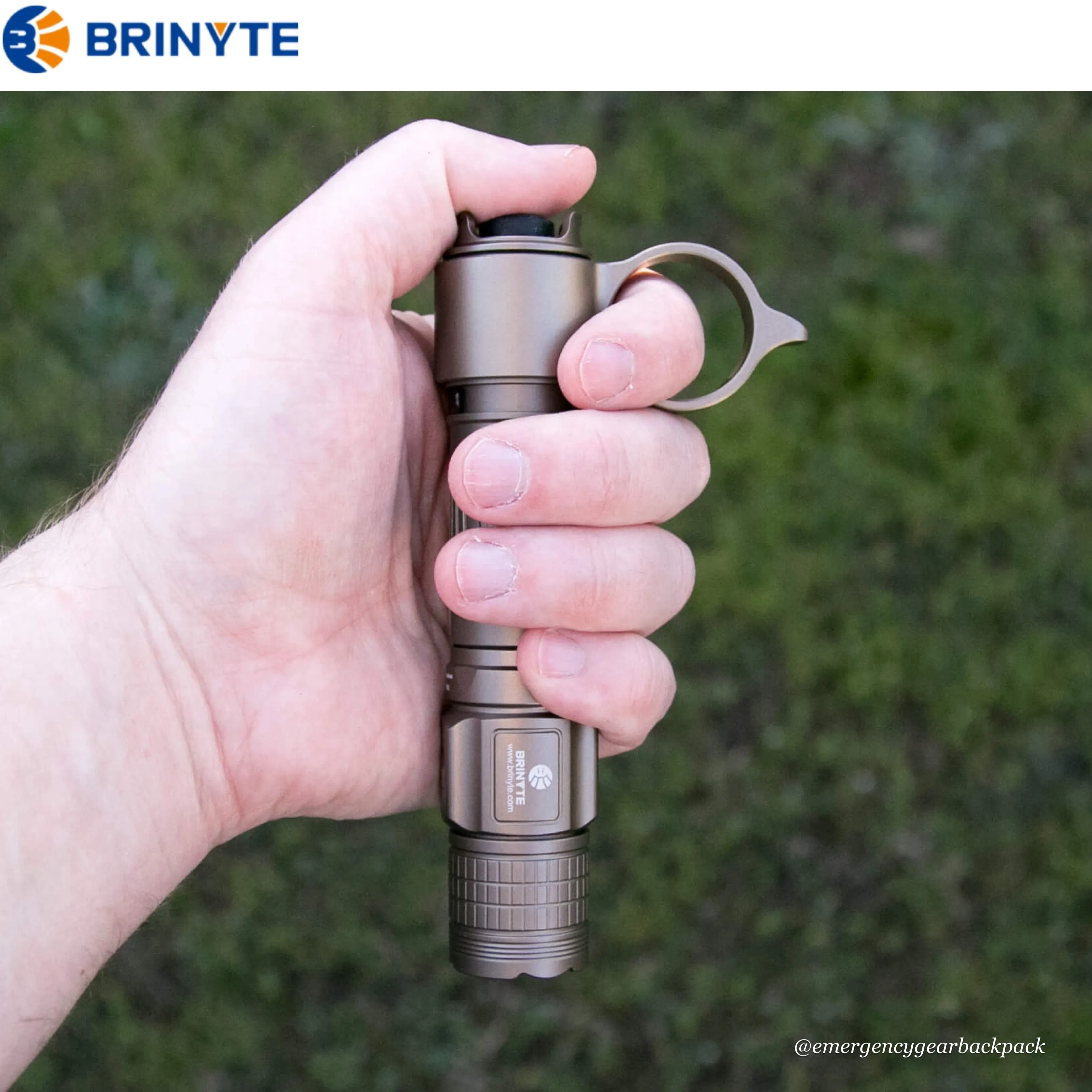 BRINYTE PT28 Oathkeeper 1600LMS 245M Tactical Flashlight