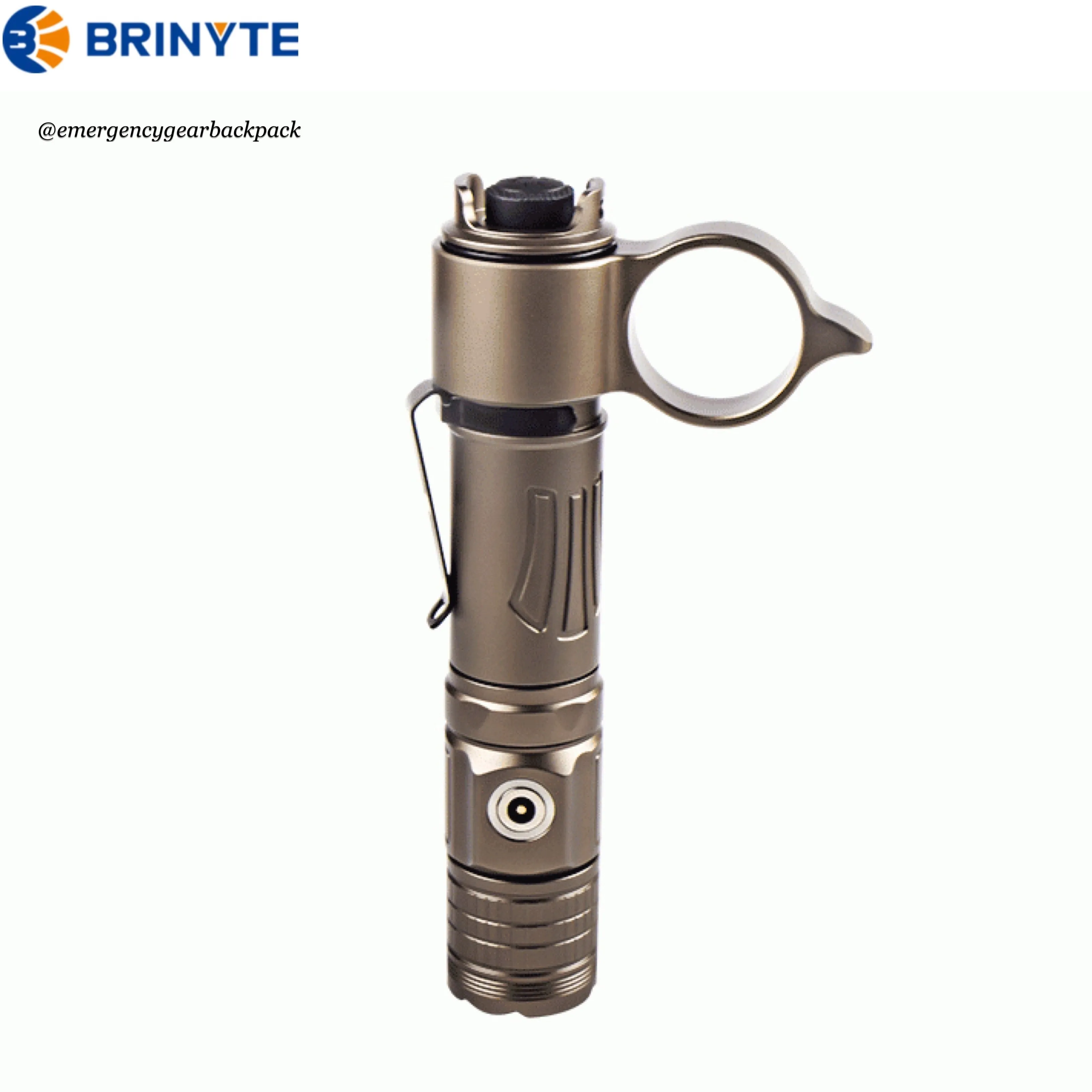 BRINYTE PT28 Oathkeeper 1600LMS 245M Tactical Flashlight