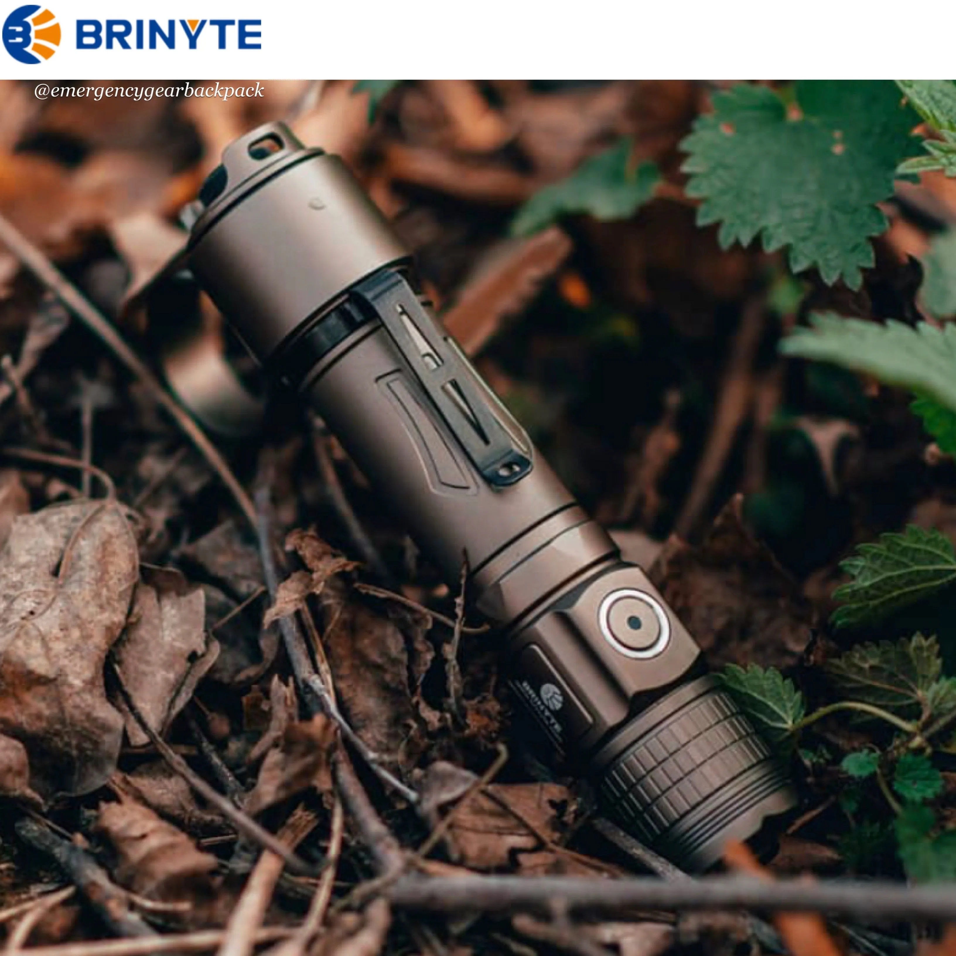 BRINYTE PT28 Oathkeeper 1600LMS 245M Tactical Flashlight