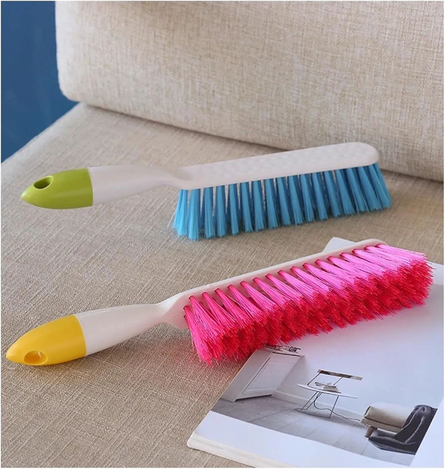 Brushes Cleaning Brush Dust Brush Cleaning Tools(Blue Flower)