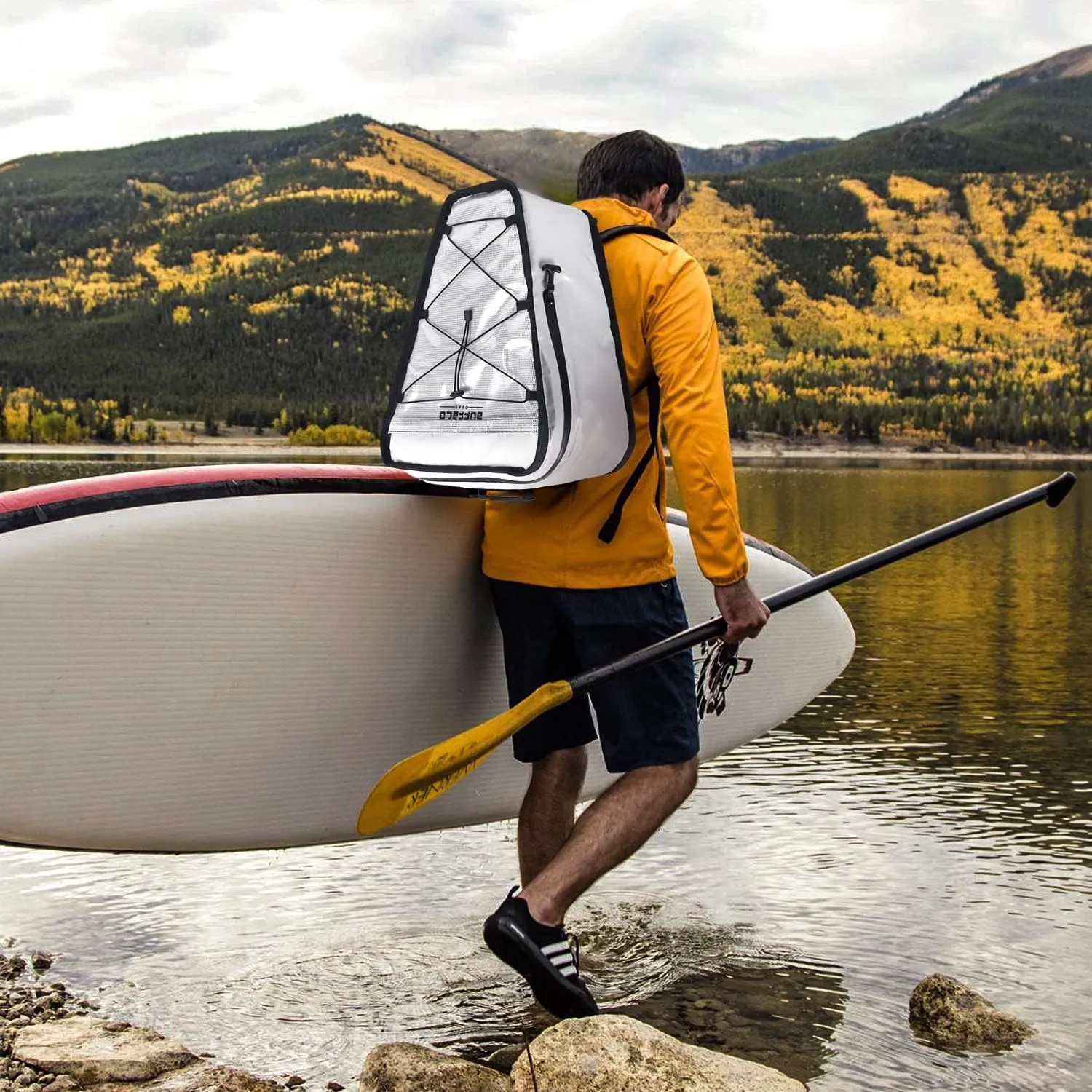 Buffalo Gear Insulated Kayak Cooler 15" x 18" Kayak Cooler Bag with Shoulder Straps for Fishing Kayaking-Keeps Your Catch or Drinks Cold All Day