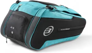 BULLPADEL Padel Racket Bag BPP-25012 HACK 2025 | Premium Racket Bag by Paquito Navarro | Thermo Compartments for 4 Palas de Padel | Ventilated Shoe Space | Durable Nylon & Neoprene | Ergonomic Comfort