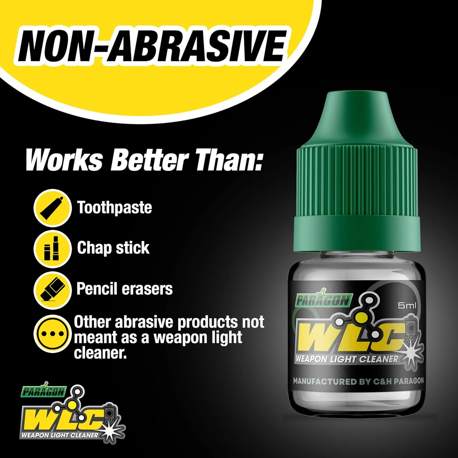 C H Paragon WLC Weapon Light Cleaner/Wipes