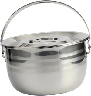 Cabilock 1pc High Capacity Non Stick Soup Stew Pot Cooking Pot for Household Use Efficient Heat Distribution for Camping and Outdoor Cooking