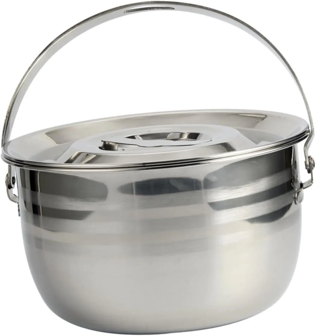 Cabilock 1pc High Capacity Non Stick Soup Stew Pot Cooking Pot for Household Use Efficient Heat Distribution for Camping and Outdoor Cooking