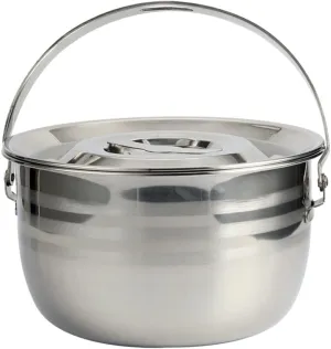 Cabilock 1pc High Capacity Non Stick Stew Pot for Camping Cookware for Outdoor Cooking Lightweight Design for Soup and Stew