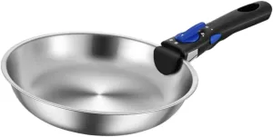 Camp Cookware Camping Frying Pan with Removable Handle Portable Cooking Pot Camping Skillet for Barbecue Hiking Picnic Travel