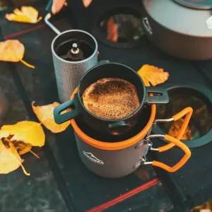 Camping Coffee Maker Set – Lightweight Collapsible Outdoor Mug with Reusable Coffee Filter