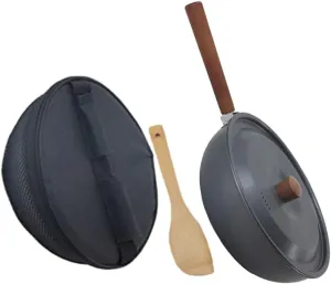 Camping Cooking Pot Set Non-stick Soup Pot Portable Cooking Utensils for Outdoor Activities Hiking Barbecue