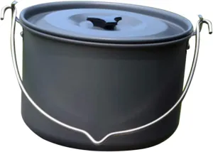 Camping Cookware Capacity Hanging Pot Portable Cooking Pot for Outdoor Cooking for Soup Pasta Stew Boiling Water for Picnic and Camping Adventures