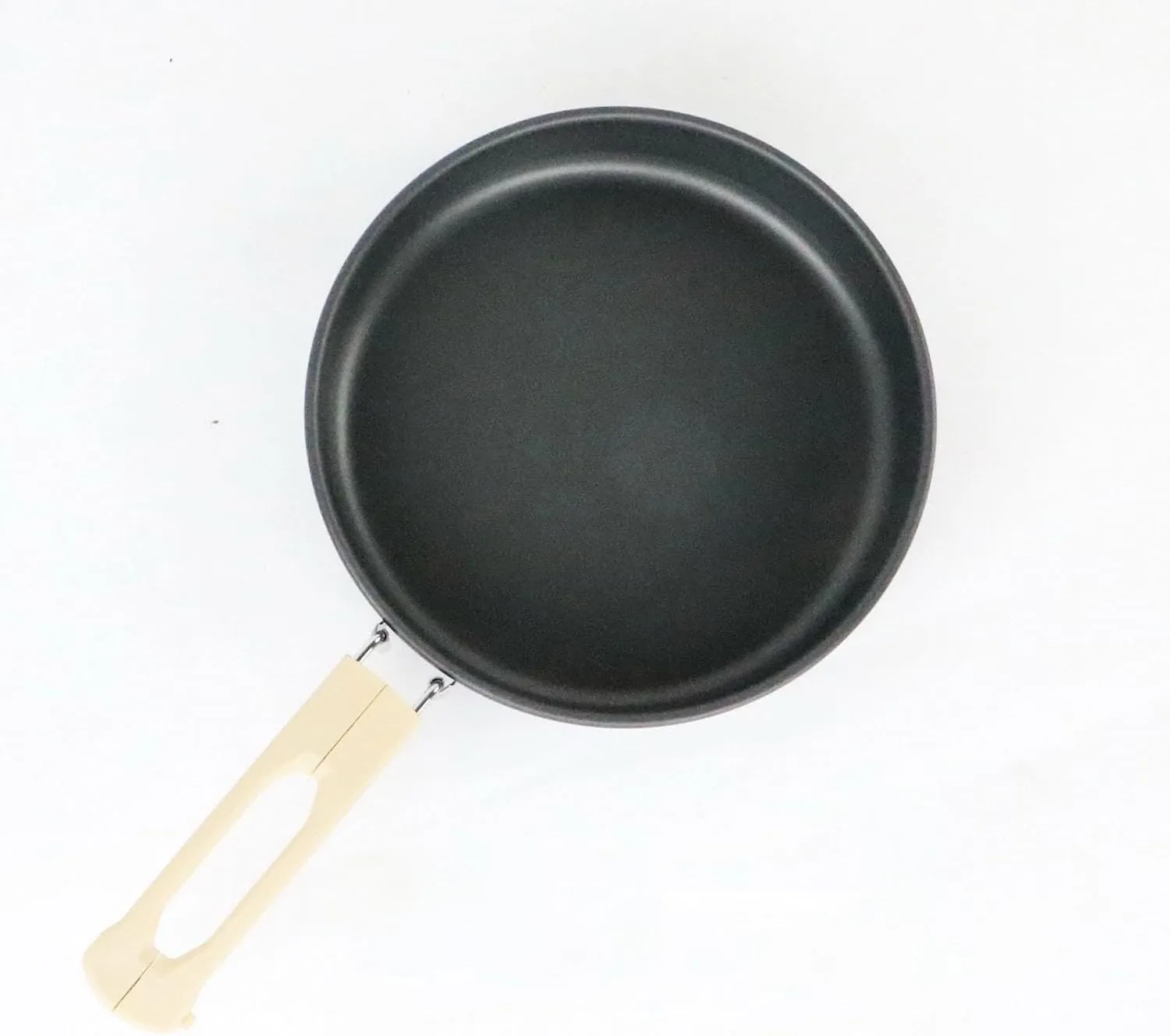 Camping Fry Pan, Foldable Handle Heat Resistant Lightweight Non Stick Skillet Cookware for Hiking Travel Backpacking Fishing