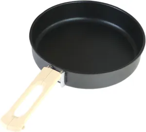 Camping Fry Pan, Foldable Handle Heat Resistant Lightweight Non Stick Skillet Cookware for Hiking Travel Backpacking Fishing