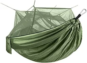 Camping Hammock with Net, Hammocks for Outside, Durable Breathable with Mosquito ?net Durable - for Travel, Beach, Backyard, Hiking