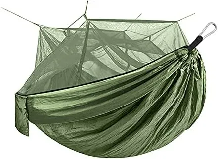 Camping Hammock with Net, Hammocks for Outside, Durable Breathable with Mosquito ?net Durable - for Travel, Beach, Backyard, Hiking