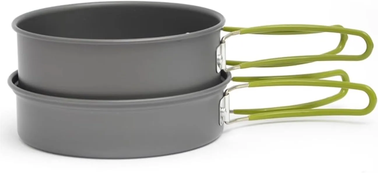 Camping Kitchen Utensil Camping Stove Set Pot Outdoor Multi-Person Picnic Camping Cooker Portable Non-Stick Pot Set for Outdoor Cooking