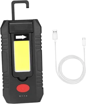 Camping Lamp Rechargeable Flashlight Led Magnet Clip 4 Modes Wide Illumination Angle