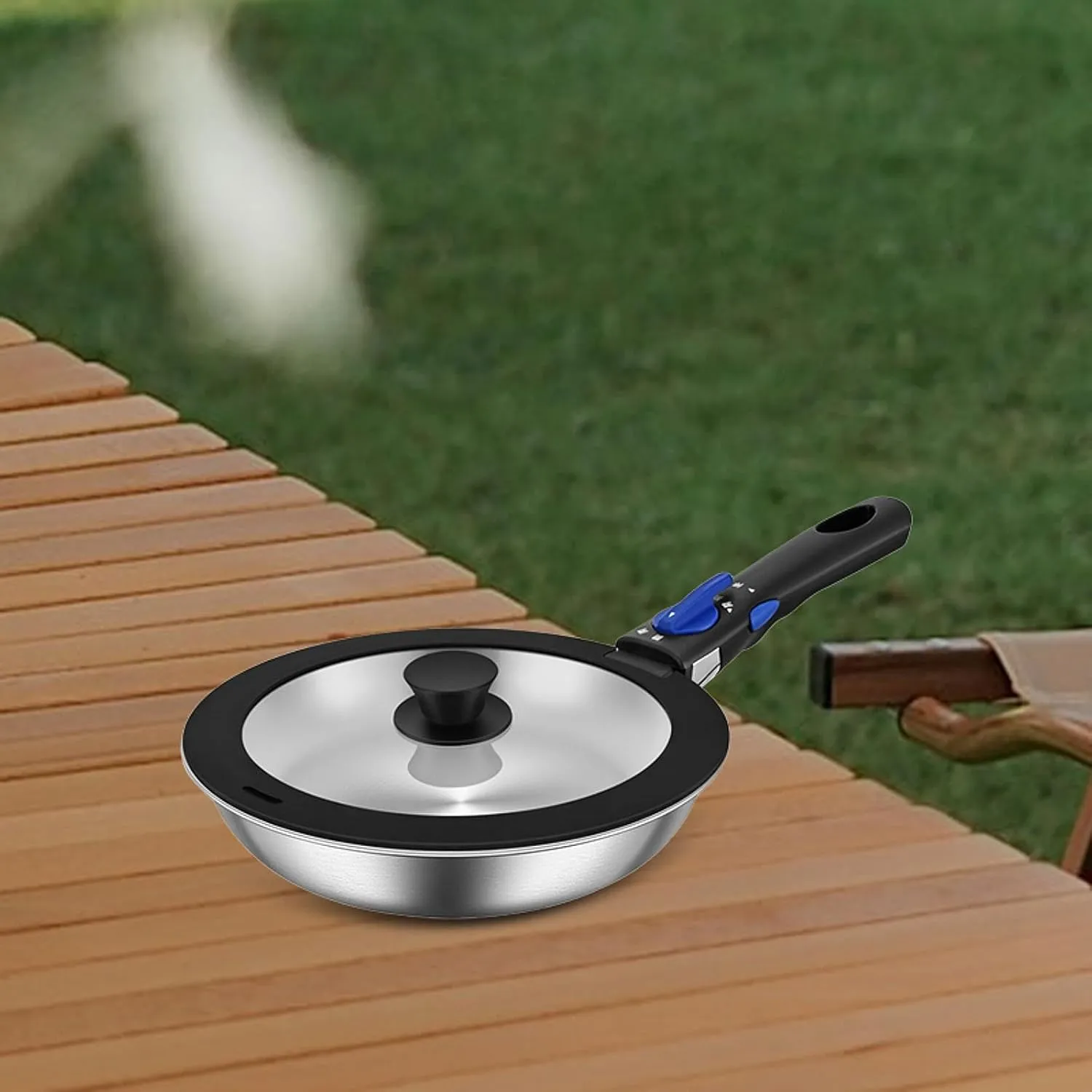 Camping Pots Camping Skillet Compact Lightweight Camping Frying Pan Cooking Pot for Backpacking BBQ Outdoor Travel Cooking