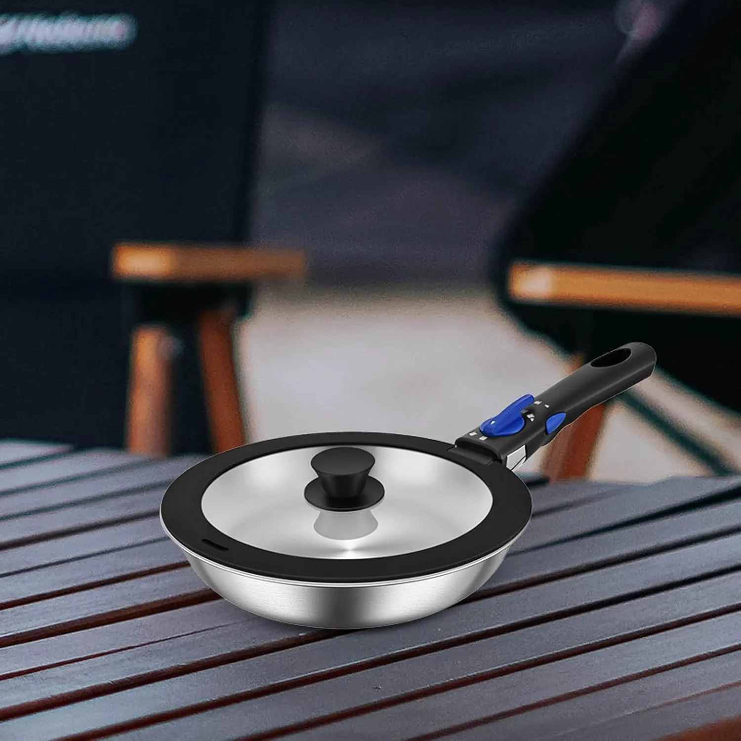 Camping Pots Camping Skillet Compact Lightweight Camping Frying Pan Cooking Pot for Backpacking BBQ Outdoor Travel Cooking