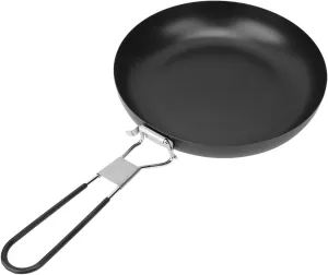 Camping Pots Pans Foldable Camping Cookware Portable Pan Non Stick Pan Cooking Frying for Outdoor Camping Picnic Hiking Utensils