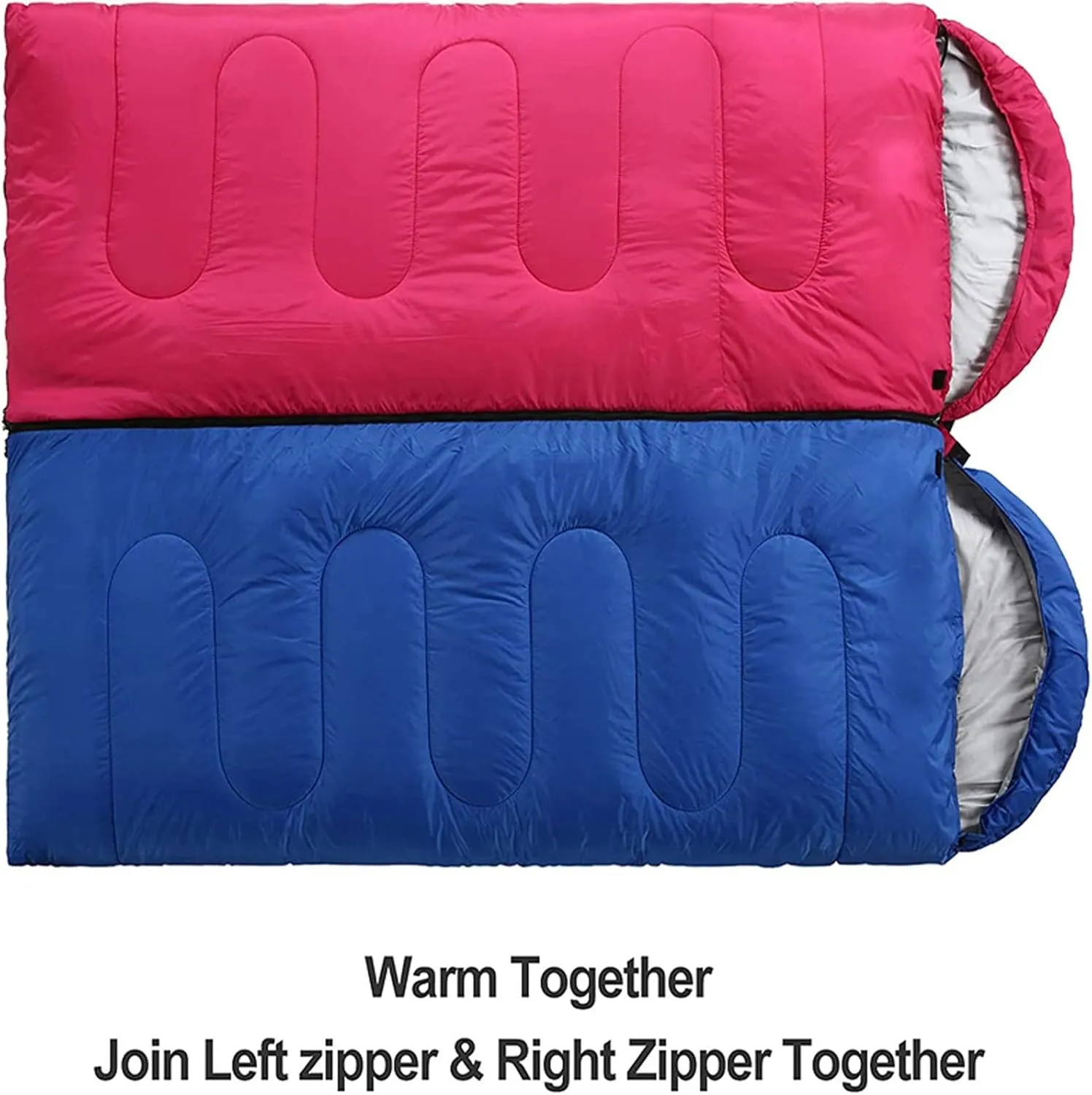 Camping Sleeping Bag,Sleeping Bag Ultralight Camping Waterproof Sleeping Bags Thickened Winter Warm Sleeping Bag Adult Outdoor Camping Sleeping Bags (Color : Green, Size : 180 * 30 * 75cm)