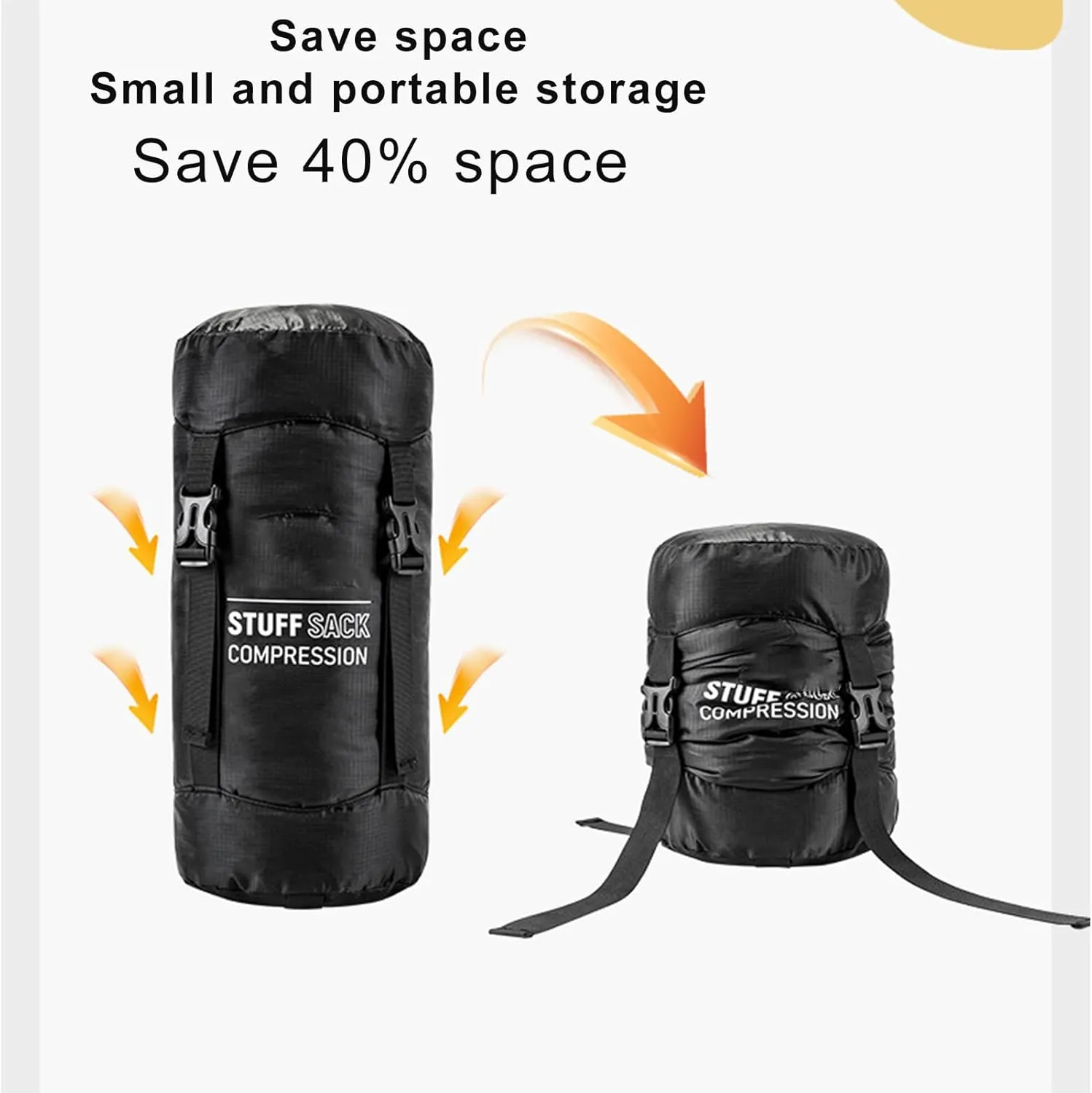 Camping Storage Sack - Sleeping Bag Stuff Sack | Sleeping Bag Compression Sack | Waterproof Dry Bag Set, Compression Sack, Lightweight Outdoor Gear, Breathable Hiking Supplies for Adventures