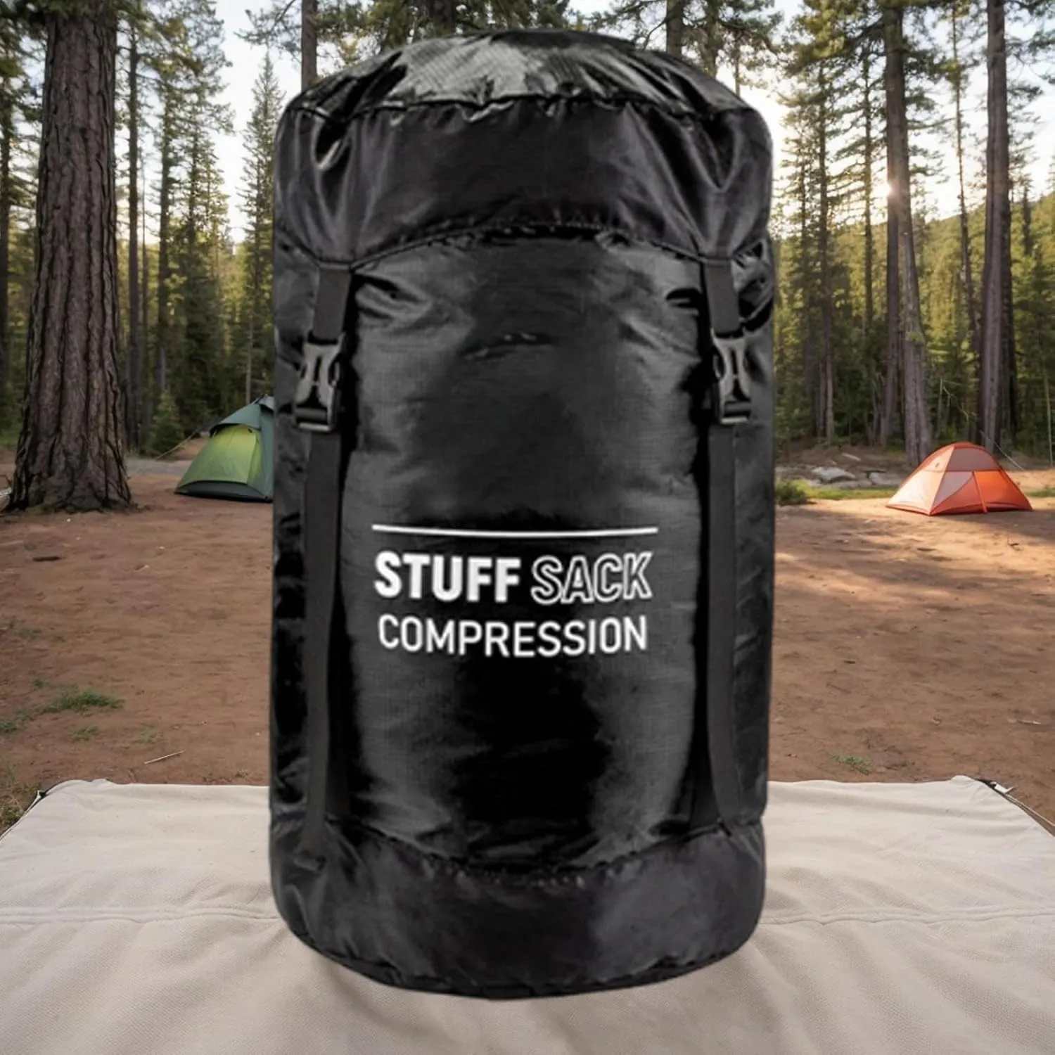 Camping Storage Sack - Sleeping Bag Stuff Sack | Sleeping Bag Compression Sack | Waterproof Dry Bag Set, Compression Sack, Lightweight Outdoor Gear, Breathable Hiking Supplies for Adventures