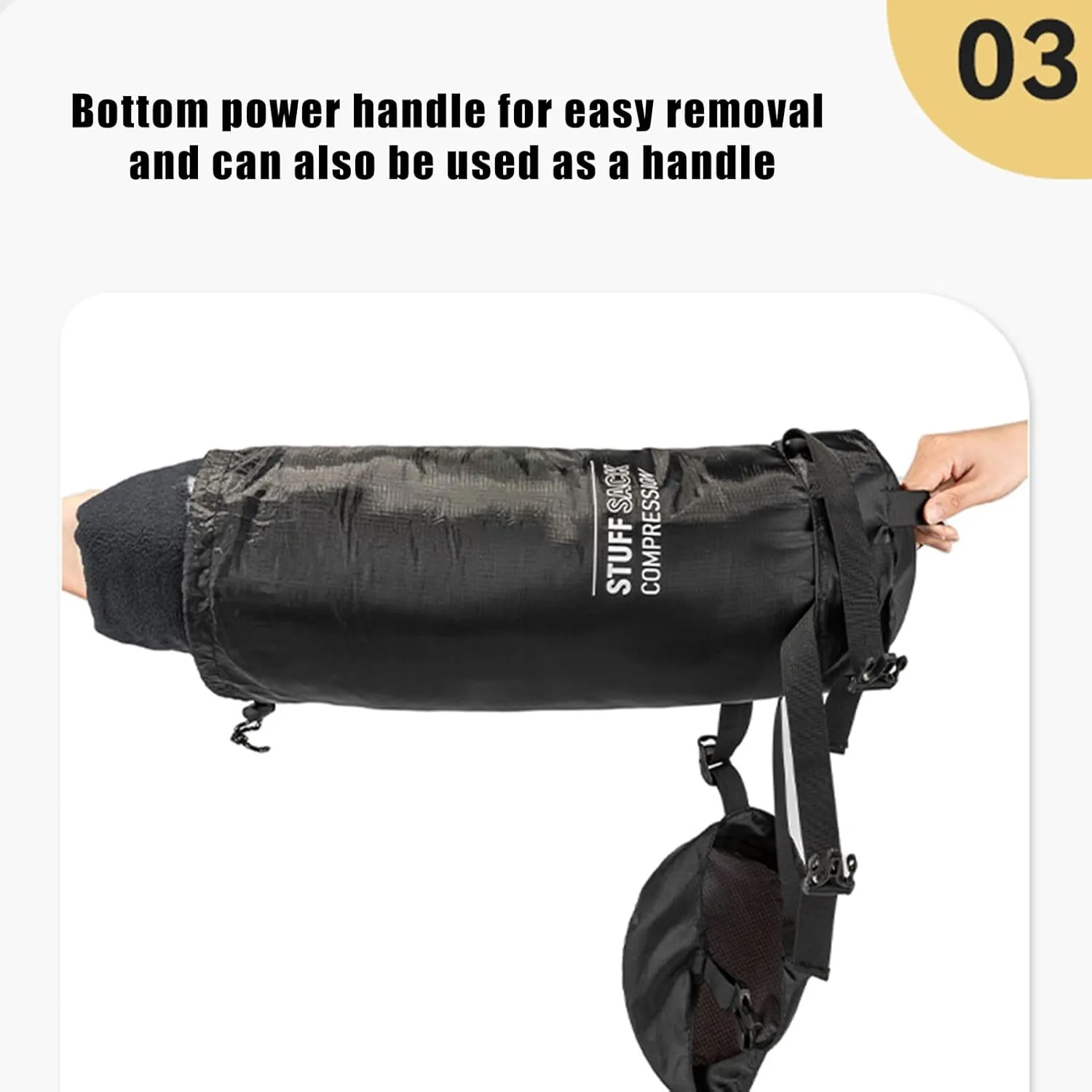Camping Storage Sack - Sleeping Bag Stuff Sack | Sleeping Bag Compression Sack | Waterproof Dry Bag Set, Compression Sack, Lightweight Outdoor Gear, Breathable Hiking Supplies for Adventures