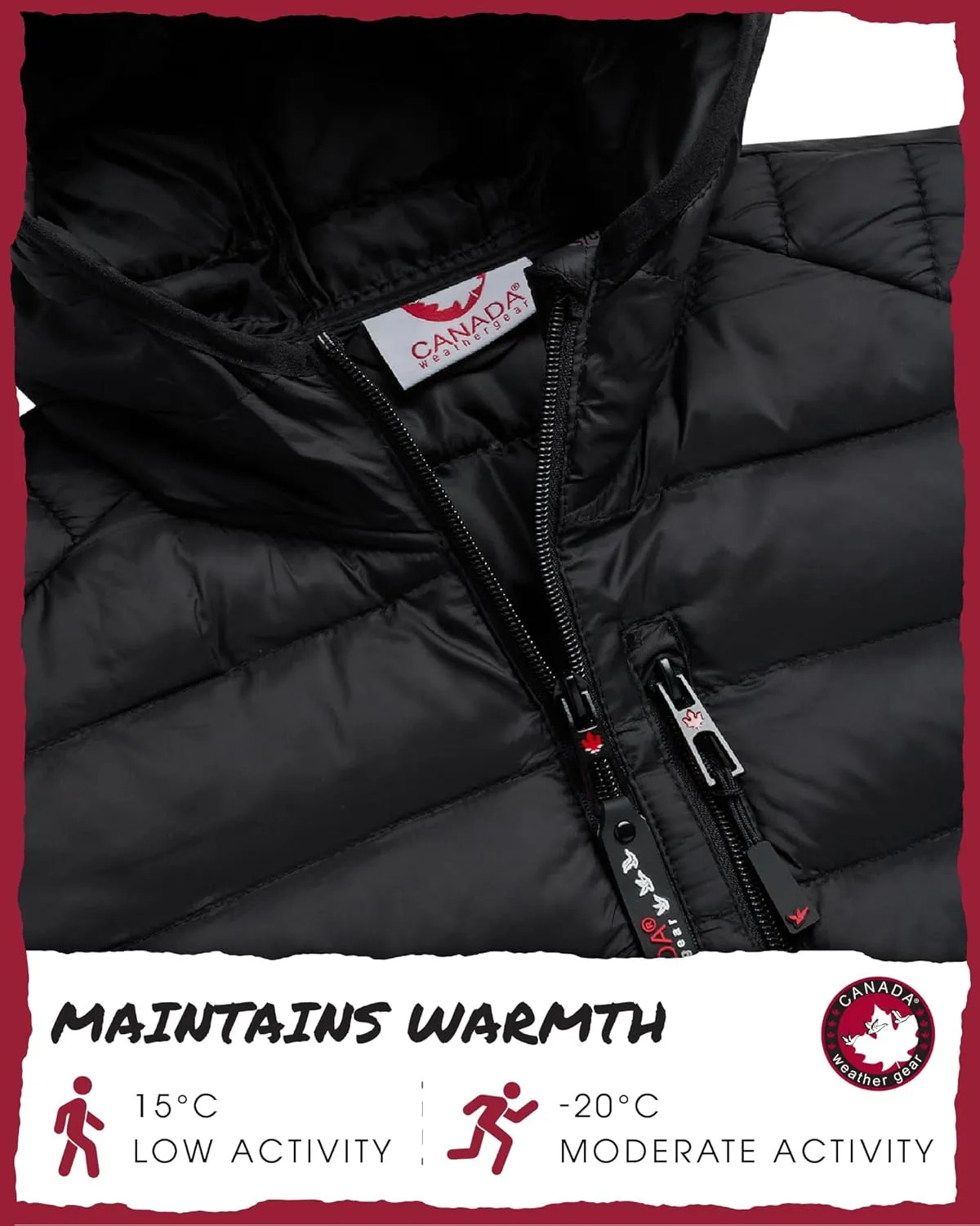 CANADA WEATHER GEAR Women's Puffer Jacket - Packable Bubble Coat, Water Resistant Outerwear Jackets for Women (XXS-M)