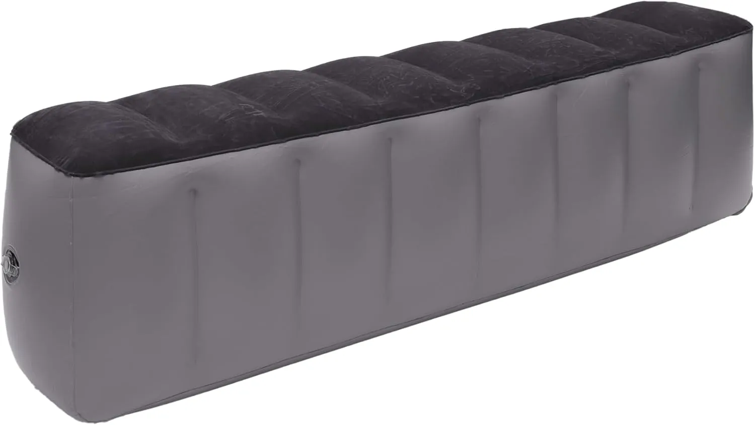 Car Air Inflation Mattress Comfortable Rear Seat Air Travel Bed Car Sleeping Mat for Napping Travel Black Gray