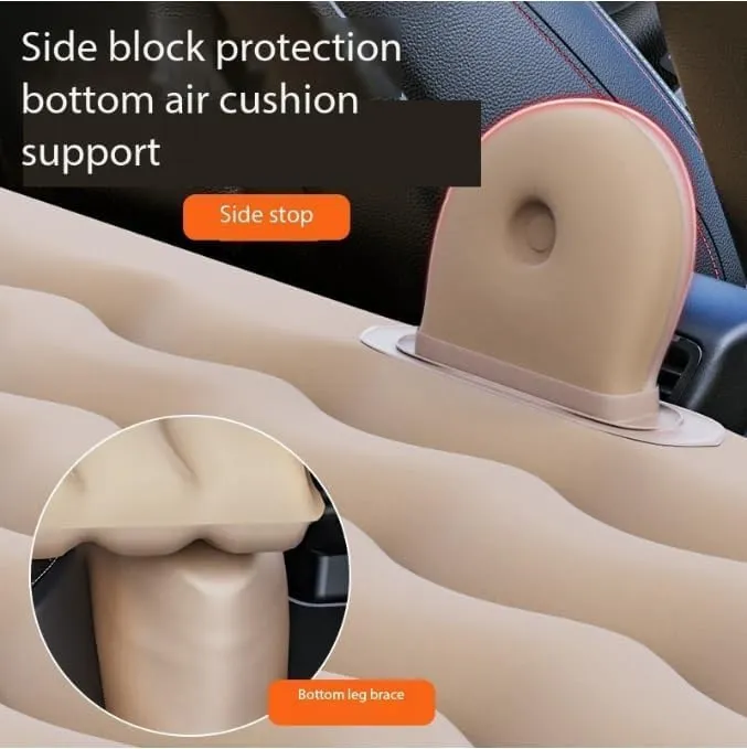 Car Air Mattress Back Seat for GMC Sierra 1500 2500 3500,Double Side Flocking Car Bed Portable Air Mattress Car Sleeping Mattress Car Accessories Cars Camping Bed,Black