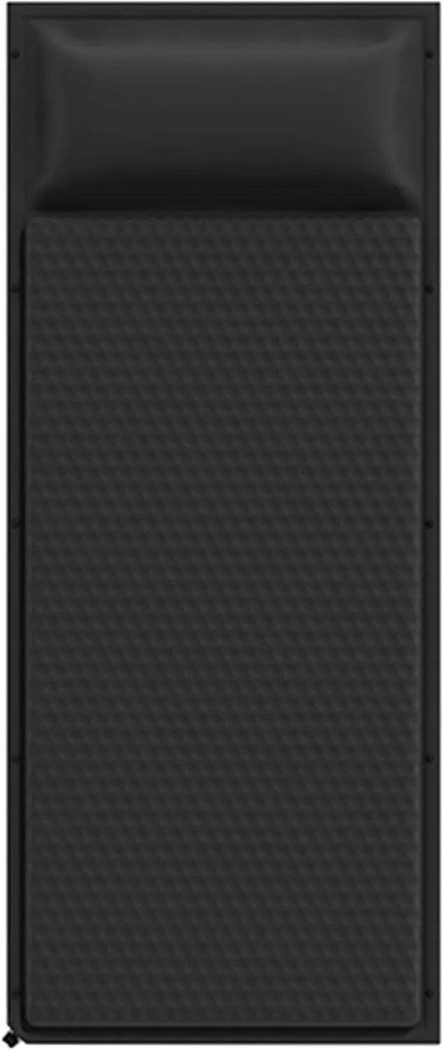 Car Air Mattress Foldable for Mercedes Benz GLC Coupé C253 C254 2016-2025, Back Seat Camping Bed Breathable Airbed Auto-Inflation Without Air Pump SUV,Black Single